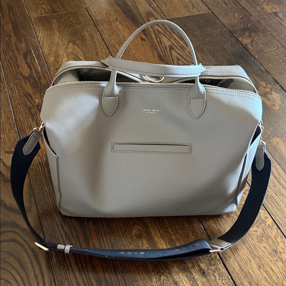 Mina Baie Handbags - Mina Baie Diaper Bag Vegan Leather